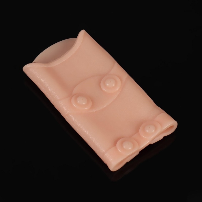 Силиконовый бандаж на голеностоп, с магнитами, 12,5 &times; 7 см, цвет бежевый