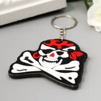 Брелок EVA "Череп" МИКС 6х5,7 см