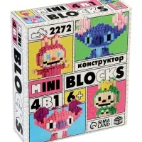 UNICON Конструктор "Mini Blocks. Веселые друзья", 4 в 1, 2272 деталей
