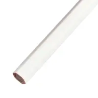 Карандаш угольный чёрный 8 В, корпус белый