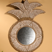 Зеркало настенное 32х50 см (декорировано ракушкой)