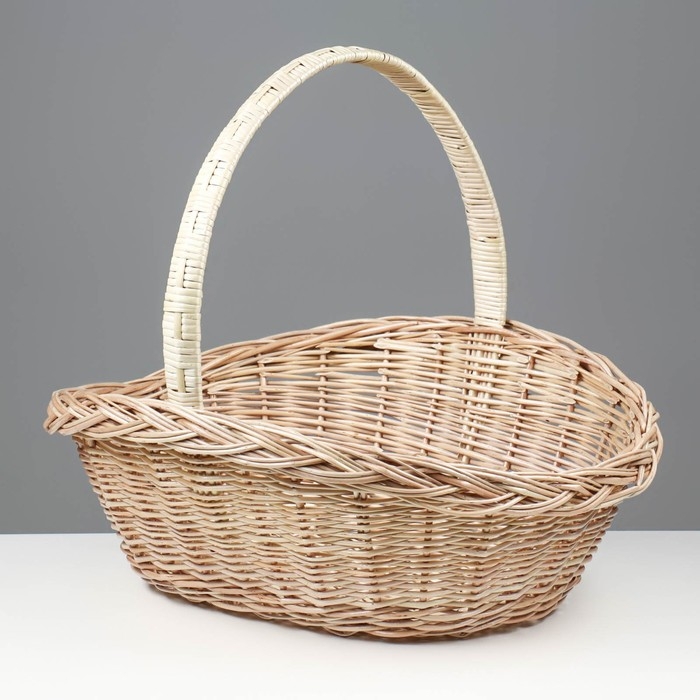 Корзина «Фруктовая», №3, дно: 37×26 см, верх:40×50 см, H=14/20/44 см, лоза Корзина «Фруктовая», №3, дно: 37×26 см, верх:40×50 см, H=14/20/44 см, лоза