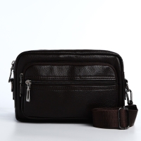 Сумка мужская через плечо, искусственная кожа, цвет коричневый Сумка мужская через плечо, искусственная кожа, цвет коричневый