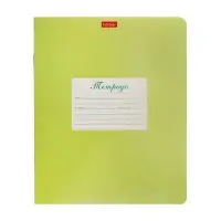 Тетрадь 12л в 2лин с част наклон+доп горизонт "Пастель. Салатовая", скоба, скругл углы
