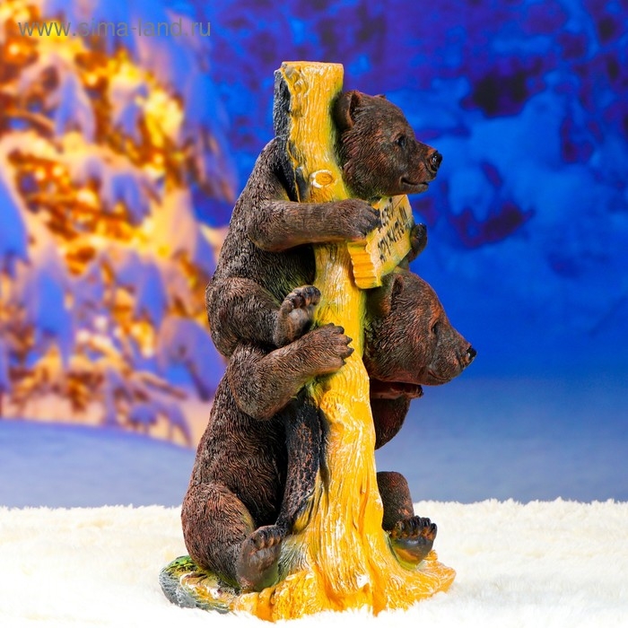 Садовая фигура "Медведь "Давай дружить!" 55х34см