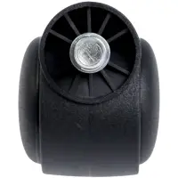 Колесо мебельное ТУНДРА для кресла, d=50 мм, со штоком М10х25 мм, набор 5 шт