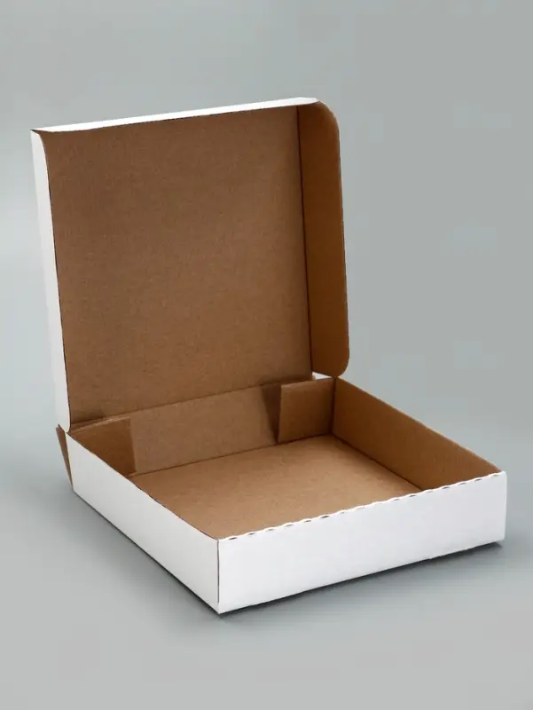 Упаковка для пирога, белая, 23 х 23 х 5 см