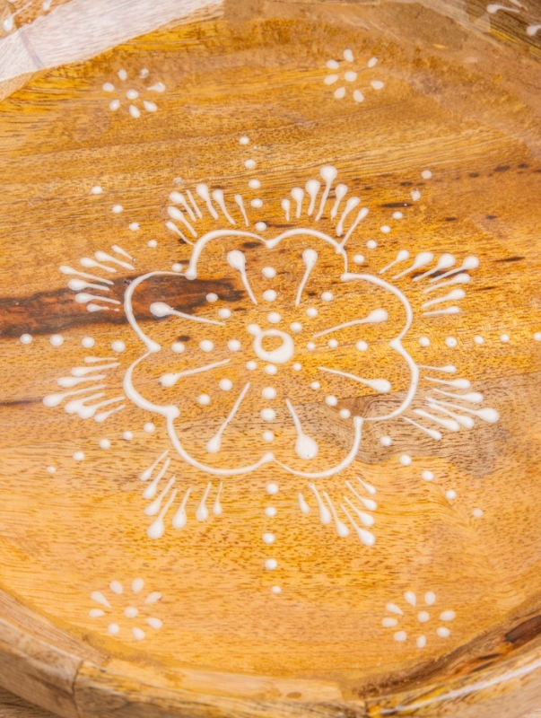 Блюдо &laquo;Пряник&raquo;, дерево манго, 25&times;25&times;5 см