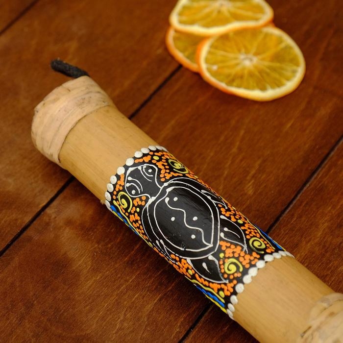 Сувенирный музыкальный инструмент "Посох дождя" 20 см МИКС