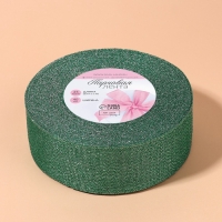 Лента парчовая, 40 мм, 23 ± 1 м, цвет зелёный №41 Лента парчовая, 40 мм, 23 ± 1 м, цвет зелёный №41