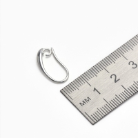 Швензы-крючки СМ-1111-1, (набор 5 пар), цвет серебро