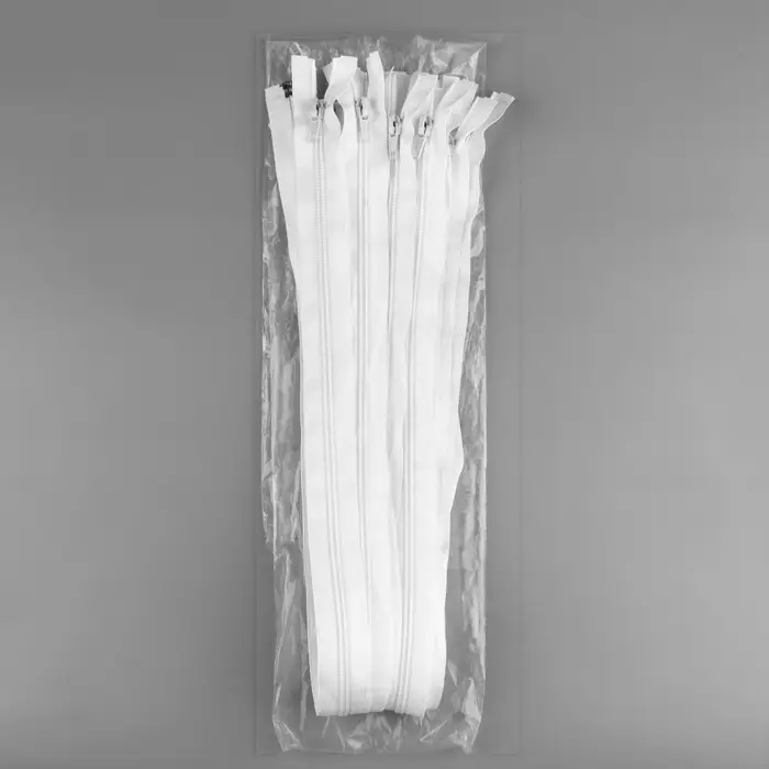 Молния &laquo;Спираль&raquo;, №5, разъёмная, замок автомат, 80 см, белая