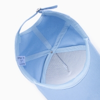 Бейсболка для мальчика, цвет голубой, размер 52-54 Бейсболка для мальчика, цвет голубой, размер 52-54