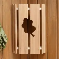 Абажур для бани и сауны &laquo;Дубок&raquo;, деревянный, настенный, &laquo;Добропаровъ&raquo;