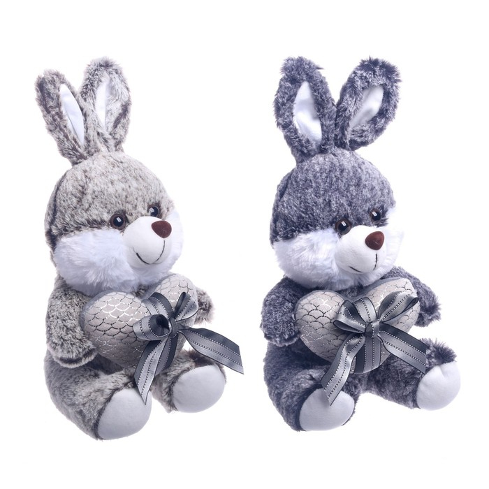 Мягкая игрушка &laquo;Зайка с сердцем&raquo;, цвета МИКС