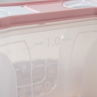 Набор банок &laquo;Стайл&raquo;, 3 шт: 1,3 л; 2,2 л; 4 л, прозрачный, крышки микс