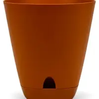 Кашпо с прикорневым поливом 8 л D-24см, H-25см карамель "Гранд"