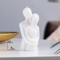 Свеча фигурная "Влюбленные", 12 см, белая Свеча фигурная "Влюбленные", 12 см, белая