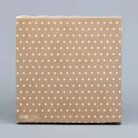 Коробка для печенья, кондитерская упаковка с пластиковой крышкой, &laquo;Для тебя&raquo;, 21 х 21 х 3 см