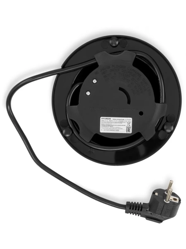 Чайник HYK-G3401 1.7л. 2200Вт черный серебристый