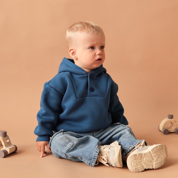 Толстовка Крошка Я Blueberry р. 62-68, синий Толстовка Крошка Я Blueberry р. 62-68, синий