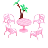 Кукольный дом &laquo;Тёмный домик&raquo;, 2 куклы, мебель, аксессуары