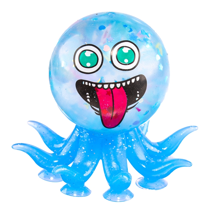 Мялка &laquo;Осьминожка&raquo; с водой, на присоске, виды МИКС