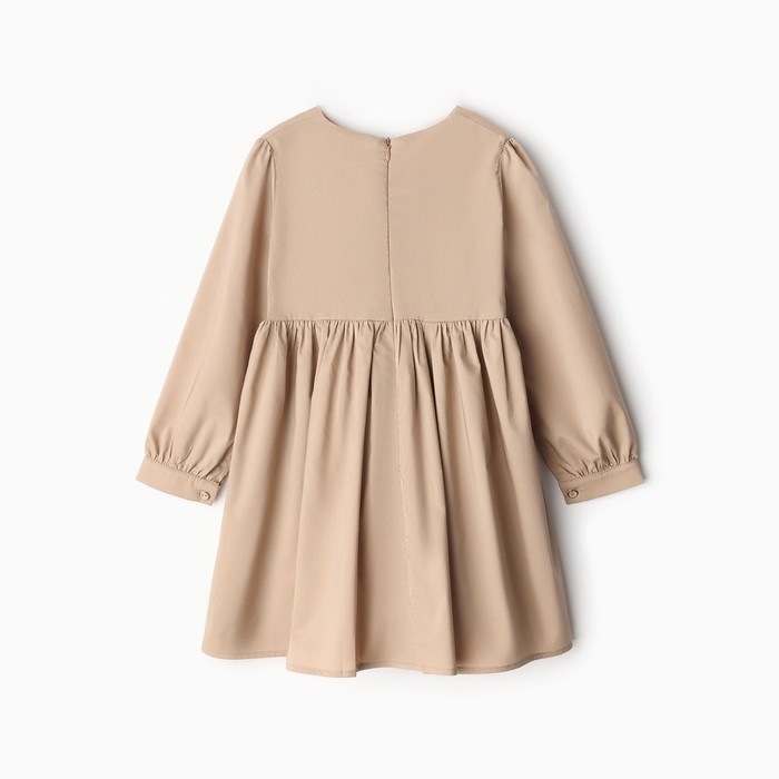 Платье для девочки MINAKU цвет бежевый, рост 98 см Платье для девочки MINAKU цвет бежевый, рост 98 см