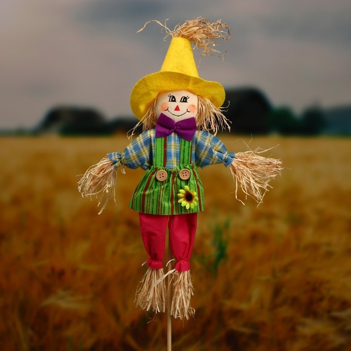 Огородное пугало, h = 80 см, МИКС, Greengo Огородное пугало, h = 80 см, МИКС, Greengo