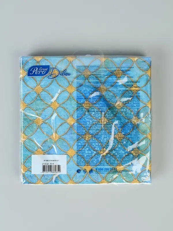 Салфетки бумажные трёхслойные &laquo;Витраж&raquo;, 33х33, 20 шт