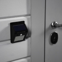 Садовый светильник на солнечной батарее, накладной, 9.5 &times; 13 &times; 5 см, 20 LED, свечение белое