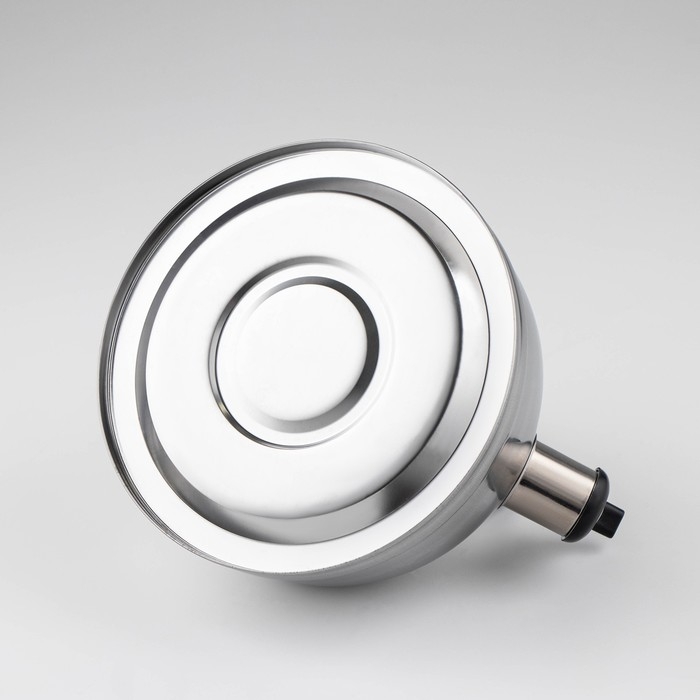 Чайник со свистком из нержавеющей стали &laquo;Семейный&raquo;, 1,9 л, цвет хромированный