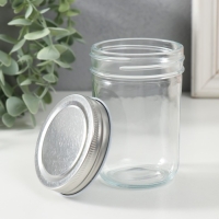 Банка для свечей стекло с крышкой "Прозрачность" 250 мл 7х7х9,5 см Банка для свечей стекло с крышкой "Прозрачность" 250 мл 7х7х9,5 см