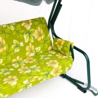 Качели садовые "Мадрид", 209 х 127 х 166 см, макс. нагрузка 220 кг, цвет зеленый Качели садовые "Мадрид", 209 х 127 х 166 см, макс. нагрузка 220 кг, цвет зеленый