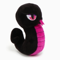 Новый год! Мягкая игрушка &laquo;Змейка&raquo;, чёрно-фиолетовая