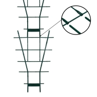 Шпалера, 38 &times; 25 &times; 0.5 см, пластик, зелёная, Greengo