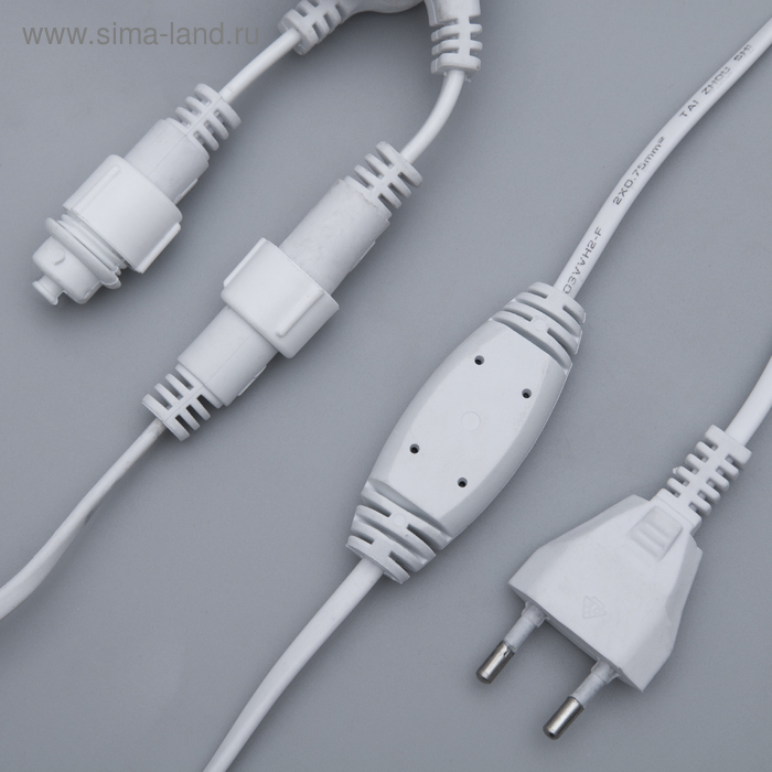 Гирлянда &laquo;Занавес&raquo; 2 &times; 3 м, IP44, УМС, белая нить, 760 SMD-LED, свечение белое, 220 В