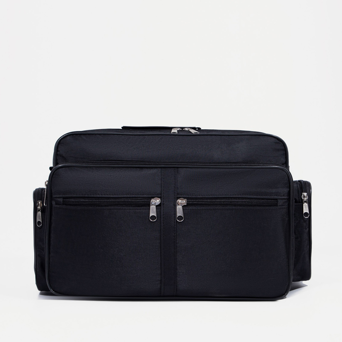 Сумка мужская «ЗФТС», цвет чёрный Сумка мужская «ЗФТС», цвет чёрный