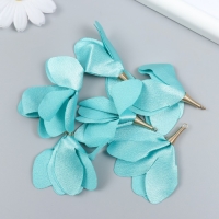 Декор для творчества текстиль "Бутон, цвет воды" набор 6 шт 6 см Декор для творчества текстиль "Бутон, цвет воды" набор 6 шт 6 см