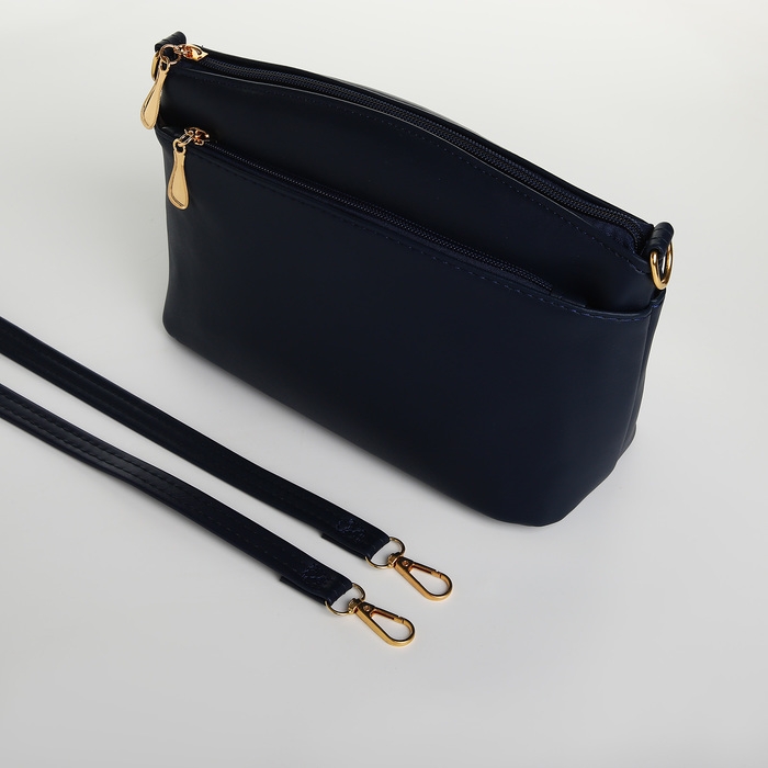 Сумка женская кросс-боди на молнии, цвет синий Сумка женская кросс-боди на молнии, цвет синий