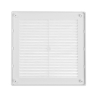 Решетка вентиляционная ZEIN Люкс ЛР210-ОК, 210 x 210 мм, сетка, разъемная, обратный клапан