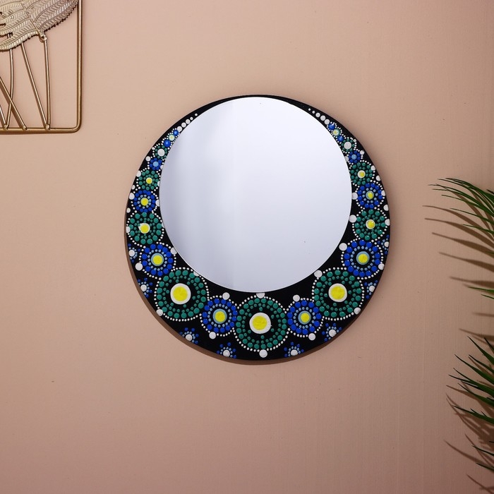 Зеркало 30 см, дерево Зеркало 30 см, дерево