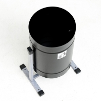 Урна уличная &laquo;Уралочка Бюджет&raquo; 21 л, 35 х 55 х 26,5 см, черная, бак 0,6 мм