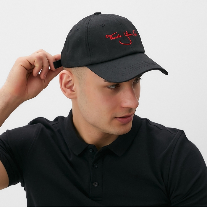 Бейсболка мужская MINAKU, цвет черный, размер 56-58 Бейсболка мужская MINAKU, цвет черный, размер 56-58