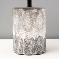 Настольная лампа "Аманда" Е27 40Вт серый 20х20х33 см Настольная лампа "Аманда" Е27 40Вт серый 20х20х33 см