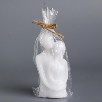 Свеча фигурная "Влюбленные", 12 см, белая Свеча фигурная "Влюбленные", 12 см, белая