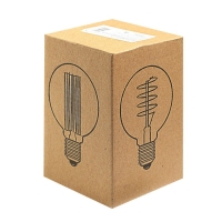 Лампа накаливания винтажная "Шар", G80, 40 Вт, Е27, 230 В, 120х80 мм, теплый белый