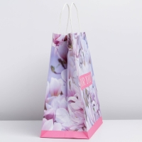 Пакет подарочный крафтовый, упаковка, For you, 28 х 32 х 15 см