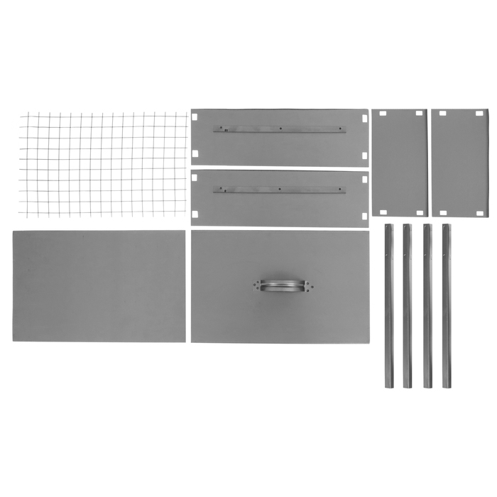 Мангал-коптильня Maclay &laquo;Эконом&raquo;, без шампуров, 40х25х40 см