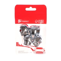 Колпачок на вентиль TORSO, Череп, хром, набор 4 шт Колпачок на вентиль TORSO, Череп, хром, набор 4 шт